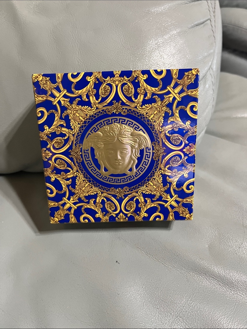 Versace Blue and Gold Medusa Peefume